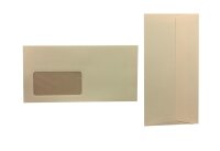 Pop Set Umschläge DIN Lang vanille mit Fenster 120g/m² 100 Stück