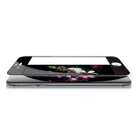 KMP Schutzglas für Apple iPhone 7 Plus schwarz / black