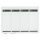 Leitz 1685 PC-beschriftbare Rückenschilder - Papier, kurz/breit,100 Stück, grau