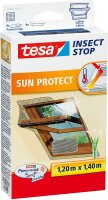tesa Fliegengitter Comfort Klettband für Dachfenster, mit Sonnenschutz, anthrazit / metallic