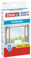 tesa Fliegengitter Standard Klettband für Fenster 1 m : 1 m, weiß