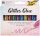 folia 574 - Glitter Glue, Klebestifte mit Glitzer, 10 Stifte sortiert in 10 Farben, je 9,5 ml - zum Bemalen und Verzieren