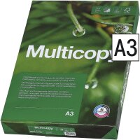 Multicopy Papier 80g/m² DIN-A3 - 500 Blatt Exzellentes Druckergebnis mit Umweltbewusstsein