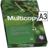 Multicopy Papier 80g/m² DIN-A3 - 500 Blatt Exzellentes Druckergebnis mit Umweltbewusstsein