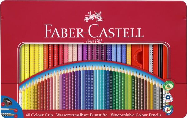 Faber-Castell Buntsitfte Color GRIP 48er Metallbox