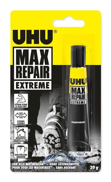 UHU Max Repair Tube, 20g Starker Extrem Kleber Alleskleber 45820
